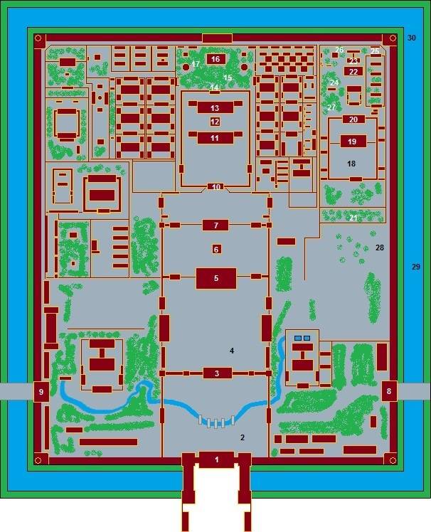 Plano de la ciudad prohibida