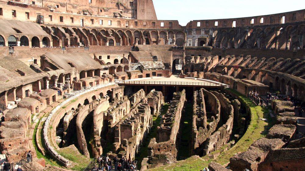 Dentro del Coliseo