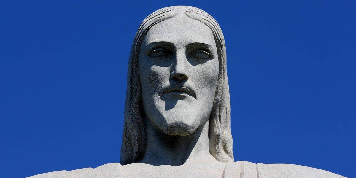 El rostro de Cristo Redentor.