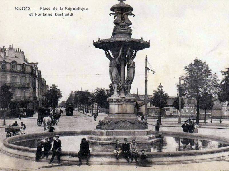Fuente Bartholdi, Reims