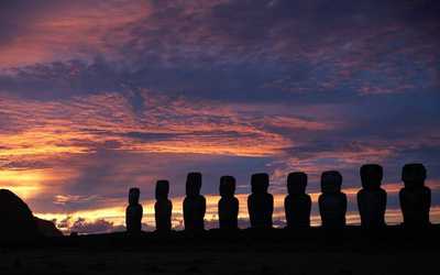 Moais de Isla de Pascua