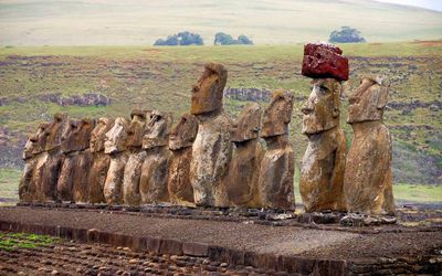 Las estatuas de la isla de pascua
