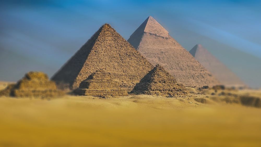 Las tres pirámides de Guiza