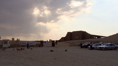 Instalaciones para visitar Saqqara