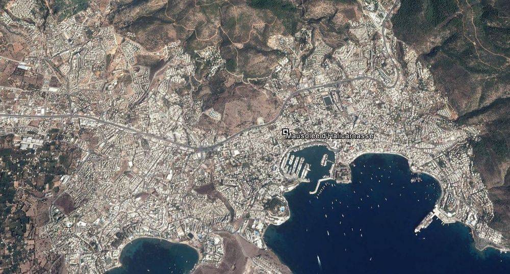 Vista aérea de Bodrum