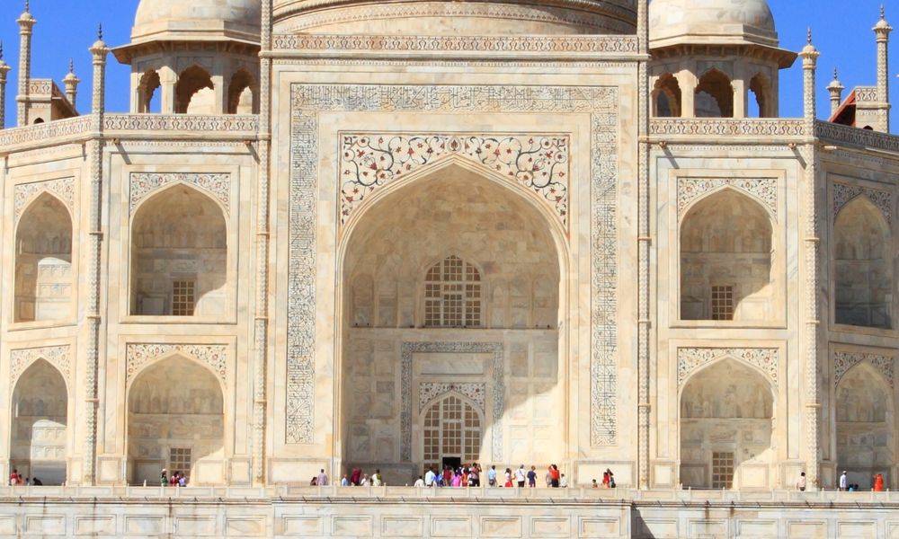 Fachada del Taj Mahal