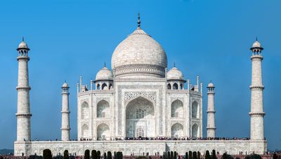 El Taj Mahal y su cúpula