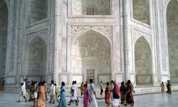 Fachada del Taj Mahal
