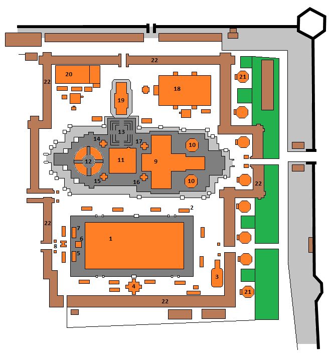 Mapa del templo