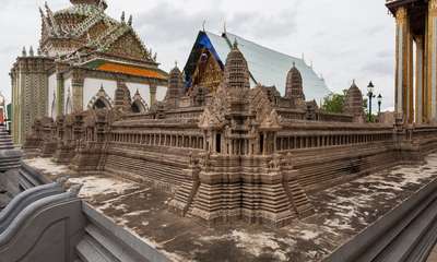 El modelo de Angkor Wat.