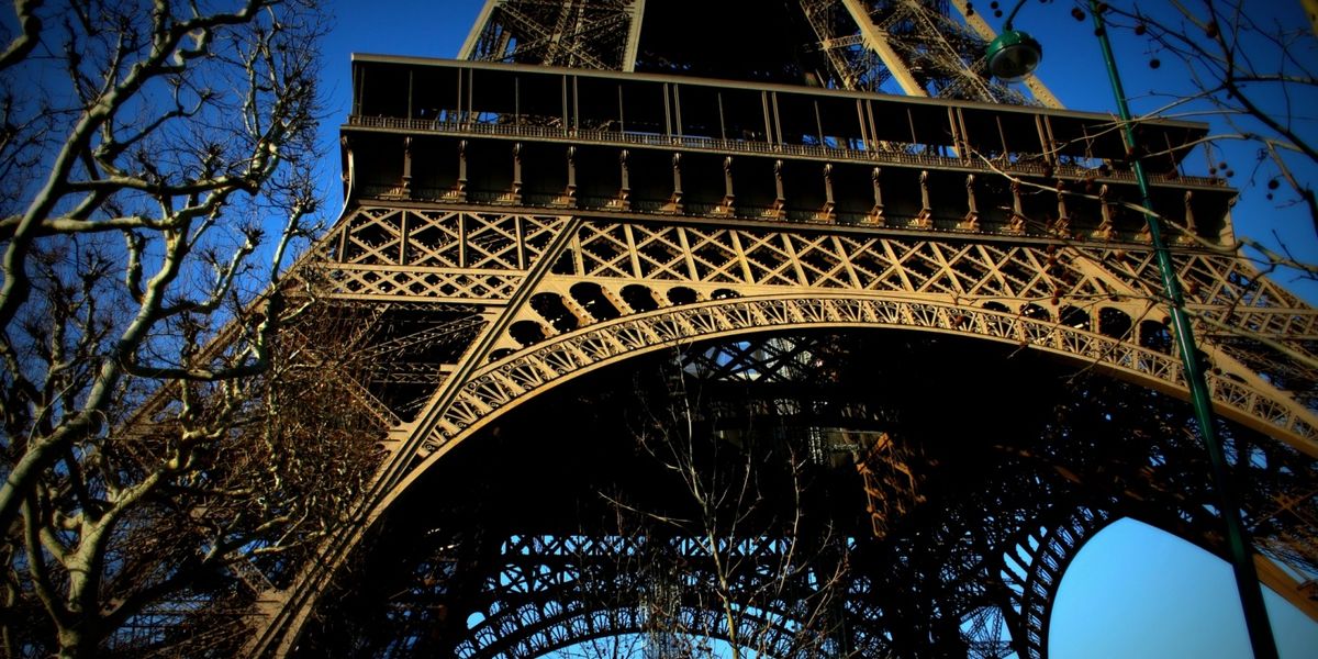Vista del primer piso de la torre Eiffel