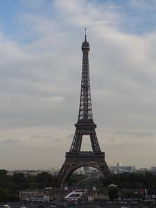 Vista general de la torre Eiffel