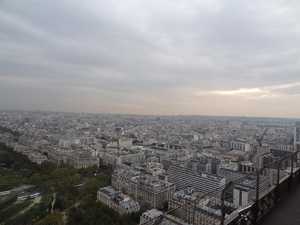 París vista desde el 2do piso de la torre Eiffel
