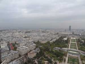 París vista desde el 2do piso de la torre Eiffel