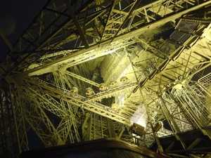 Estructura interna de la torre Eiffel