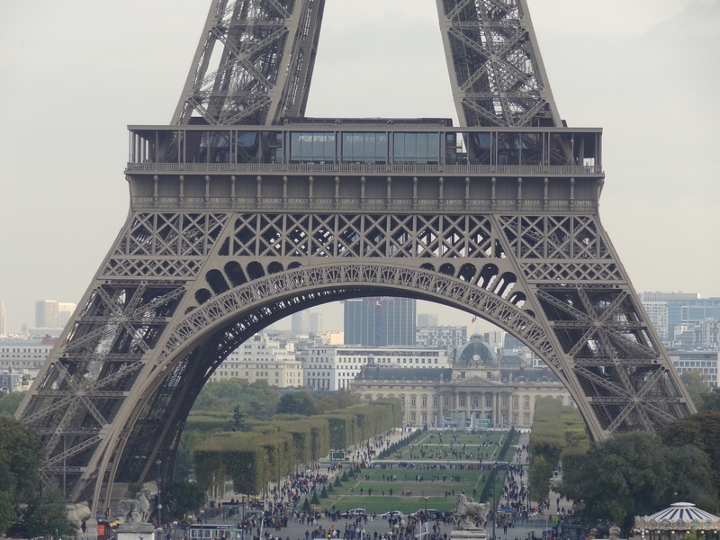 Ver en el 1er piso de la torre Eiffel