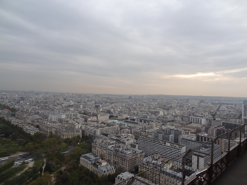 París vista desde el 2do piso de la torre Eiffel