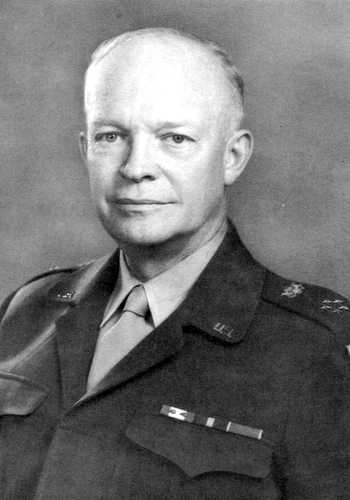 El presidente de Estados Unidos Dwight Eisenhower