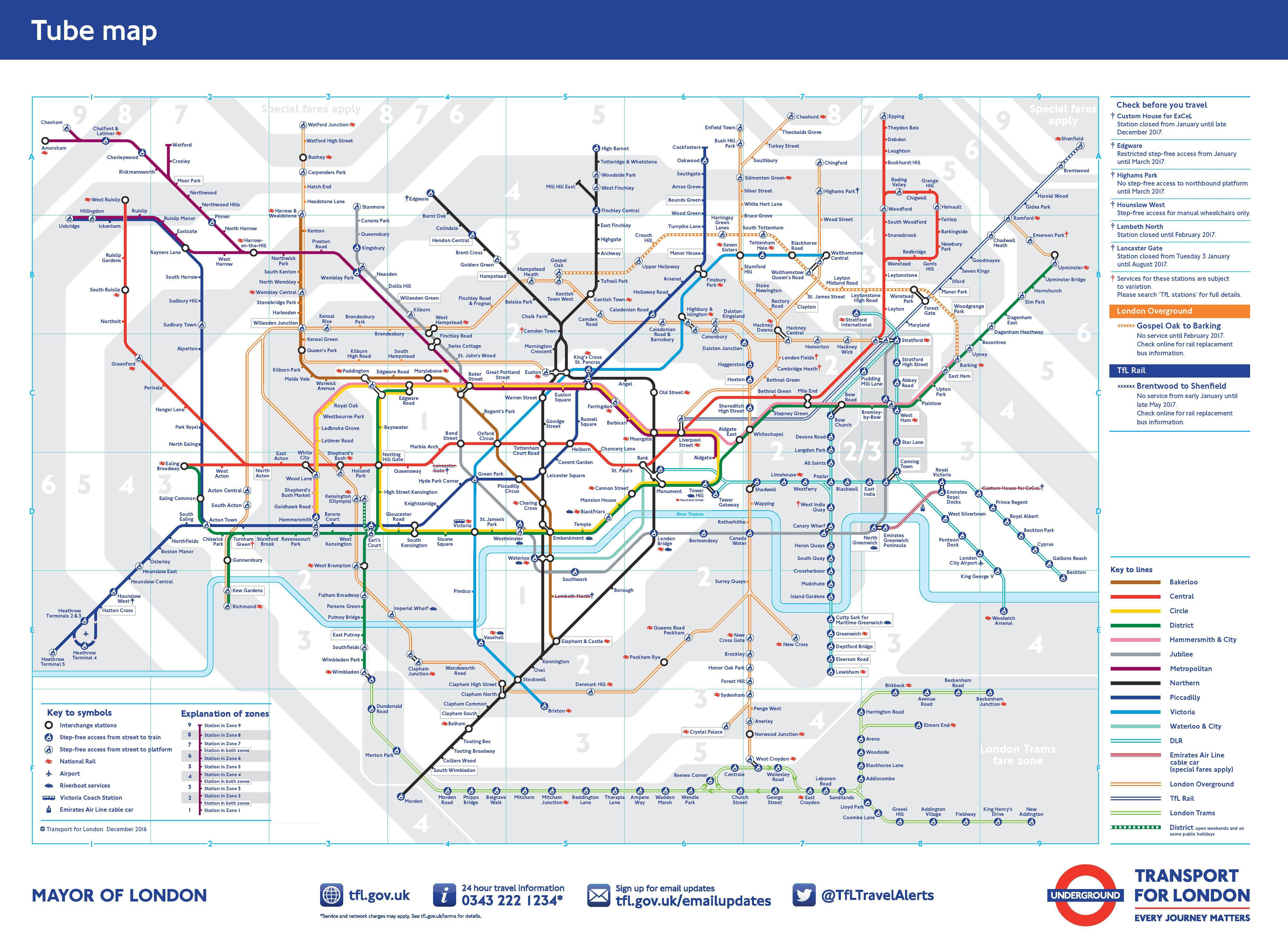 Mapa del metro